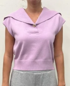 Sailor Collar Sleeveless Top