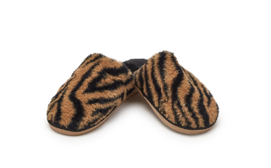 Tiger Vegan Fur Slippers