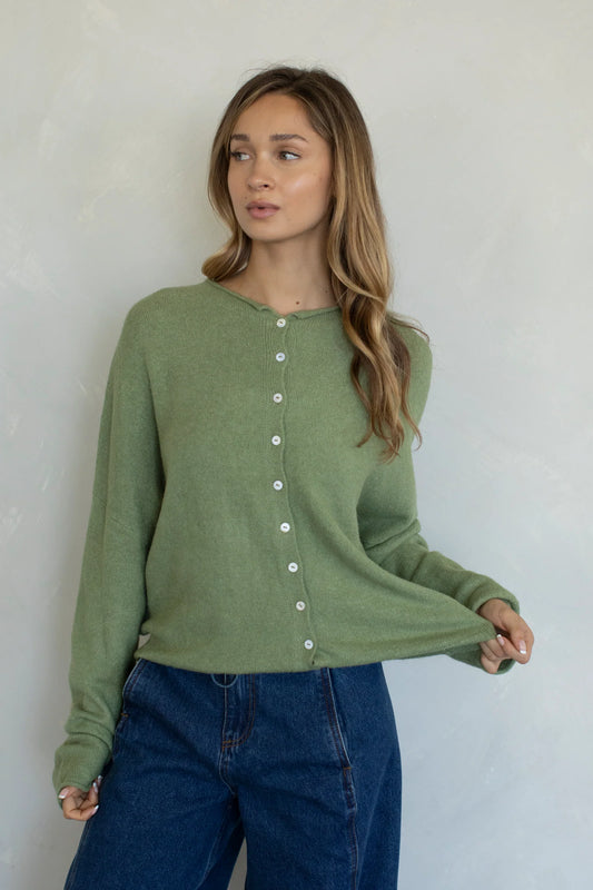 Sage Piper Cardigan