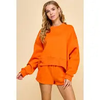 DROP SHOULDER COMFY SWEATSHIRT