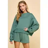 DROP SHOULDER COMFY SWEATSHIRT