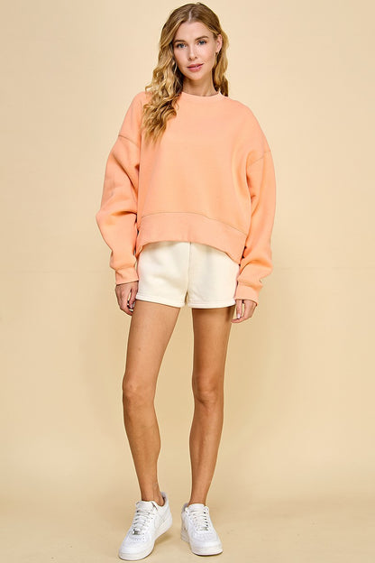 DROP SHOULDER COMFY SWEATSHIRT
