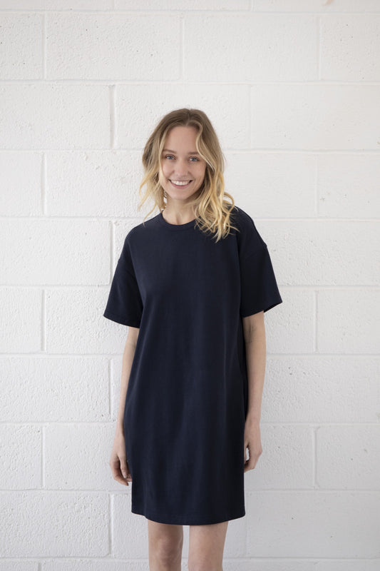 Brushed Knit TShirt Dress