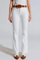 Skinny Flare Front Pocket Jeans