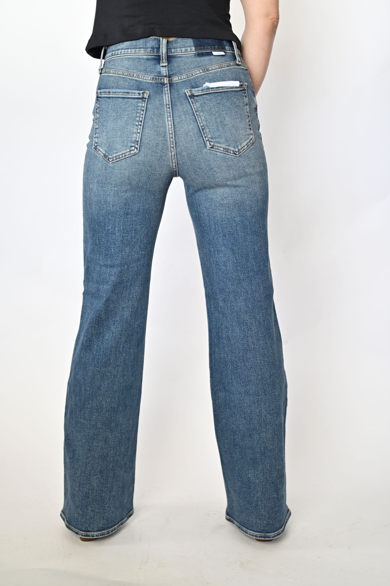 FAR OUT HIGH RISE WIDE LEG JEAN