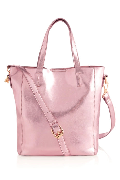 METALLIC MADDIE MINI TOTE