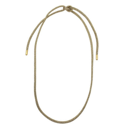 Gold Lurex Necklace Cord