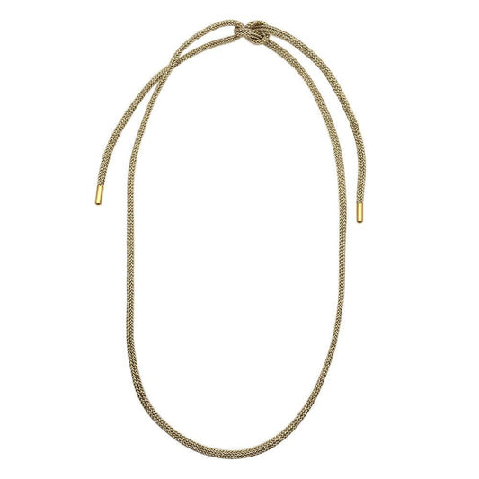 Gold Lurex Necklace Cord