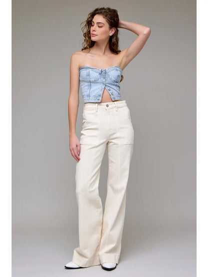 Front Seamed Comfort Flare