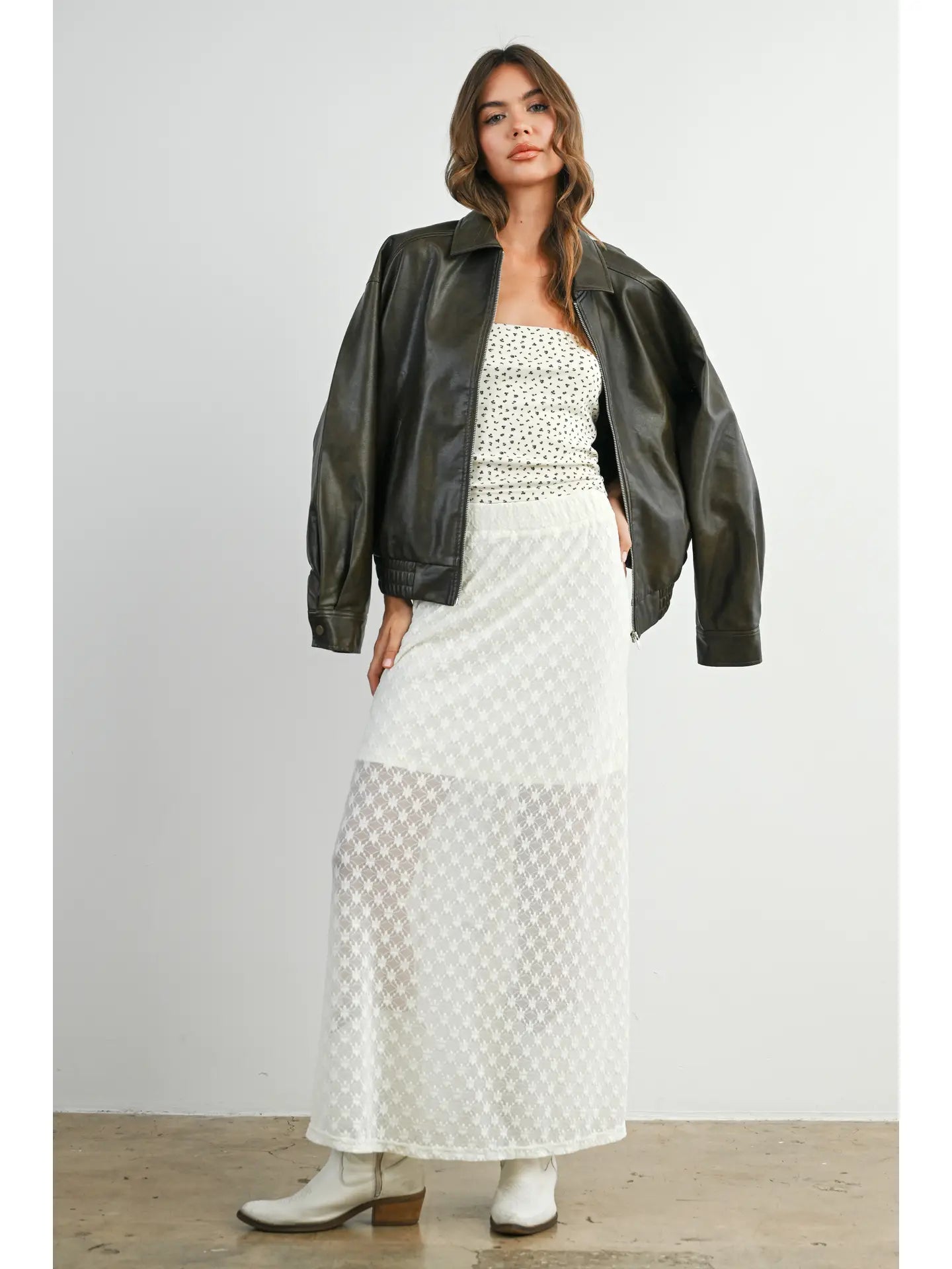 Relaxed Leather Jacket