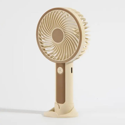 Round Standing Portable Rechargeable Fan