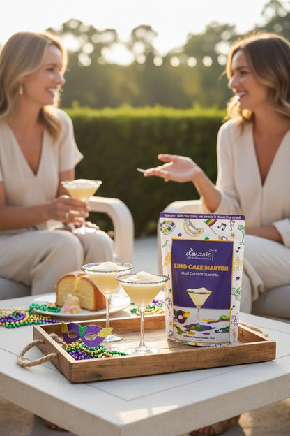Mardi Gras King Cake Martini