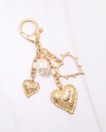Tara Heart Bag Charm