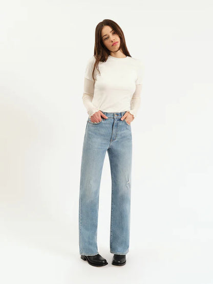 City Straight High Rise Jeans