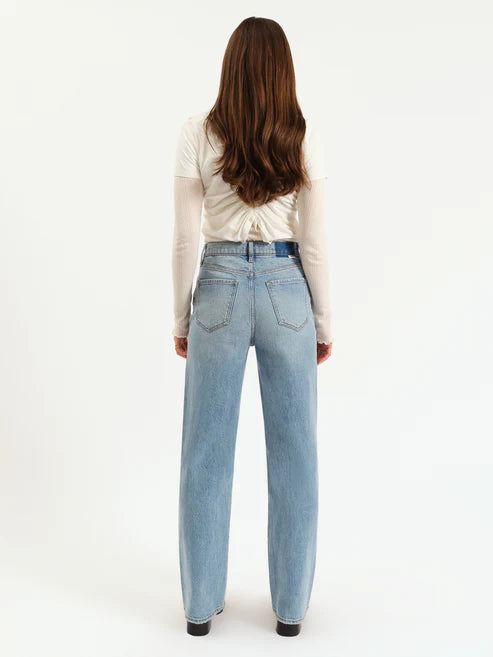 City Straight High Rise Jeans