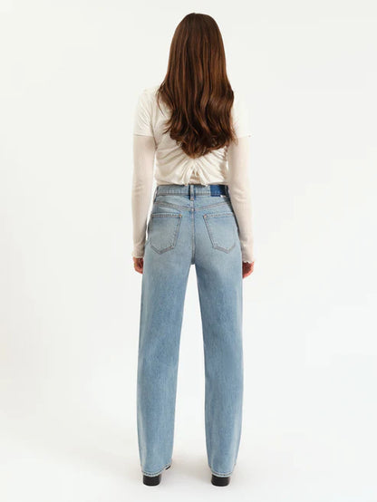 City Straight High Rise Jeans