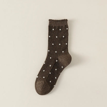 Lace Polka Dot Socks