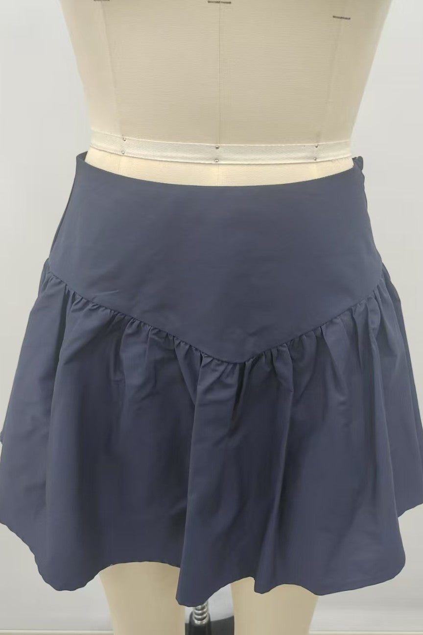 Poplin Mini Skort