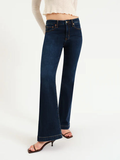 Heartbreaker Mid Rise Flare Jean