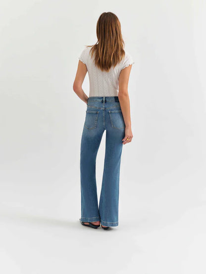 Heartbreaker Mid Rise Flare Jean