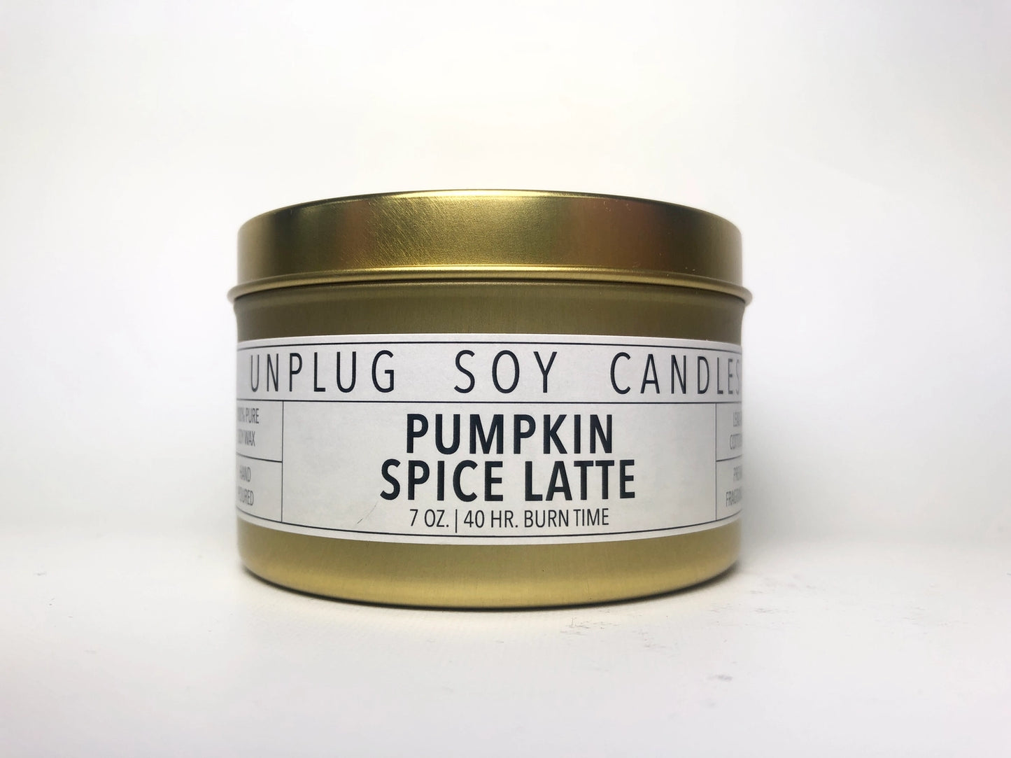 GOLD TRAVEL TIN SOY CANDLE