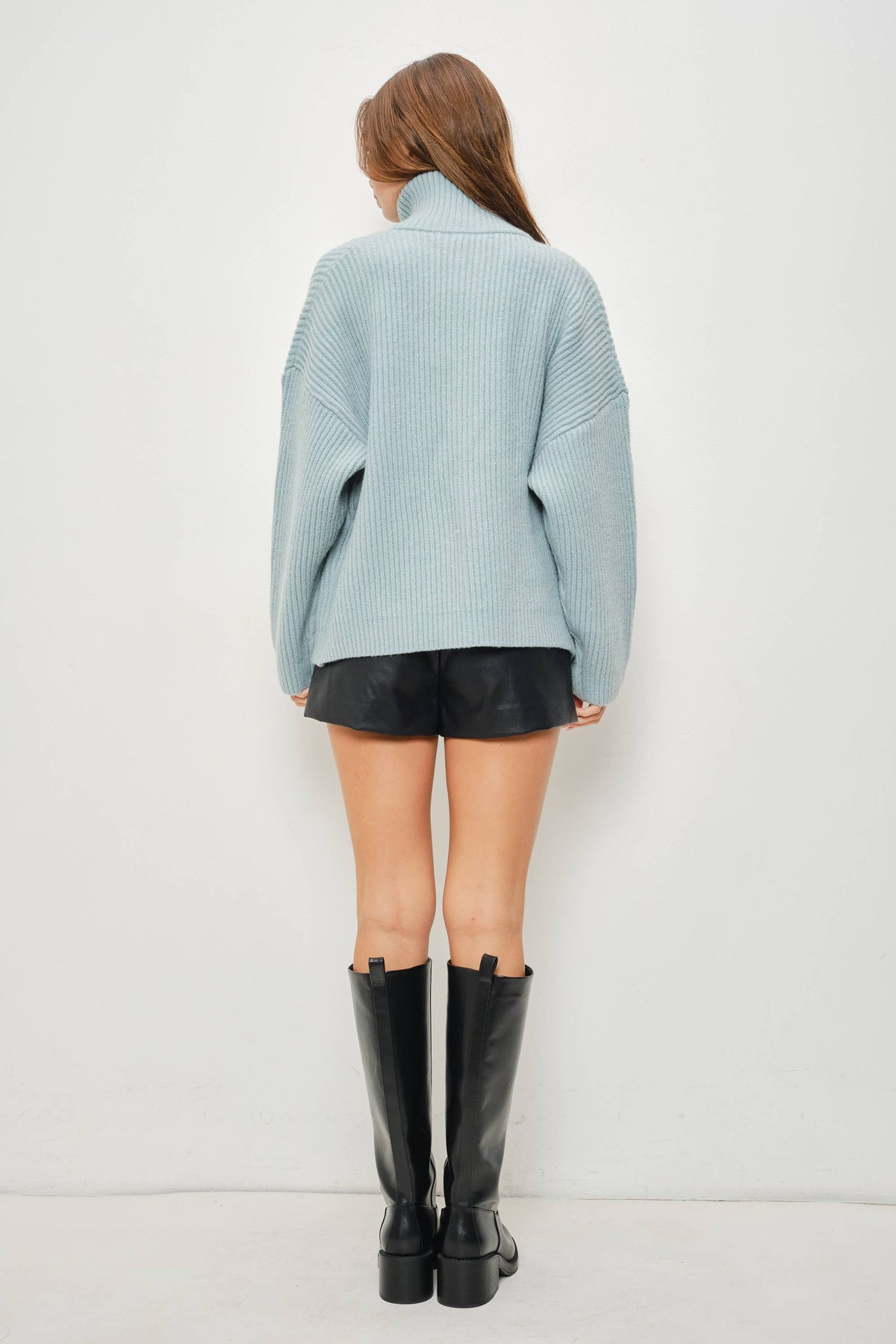 KANNA MOCK NECK ZIP UP JACKET