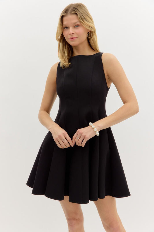 Flare Skirt Dress