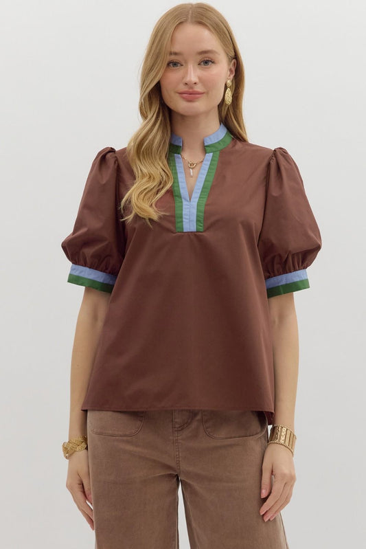 Multicolor Band Top