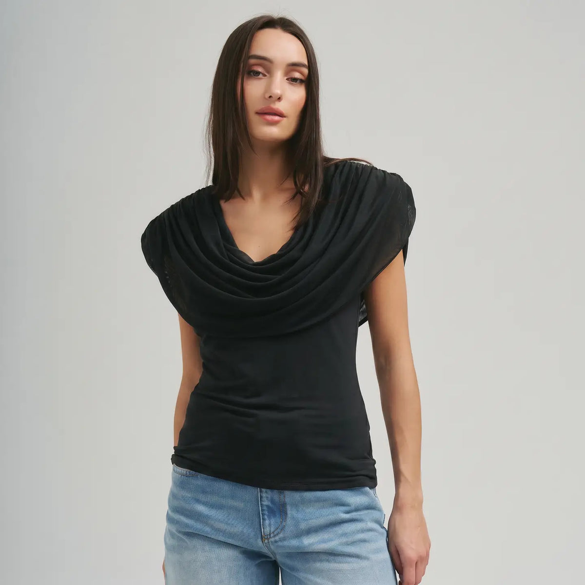 Cowl Cape Top