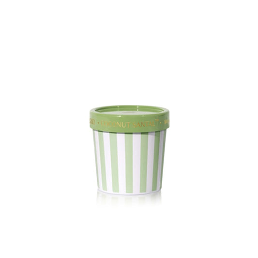 Coconut Santal Caffe Capri Gelato Cup Candle 6.5 oz