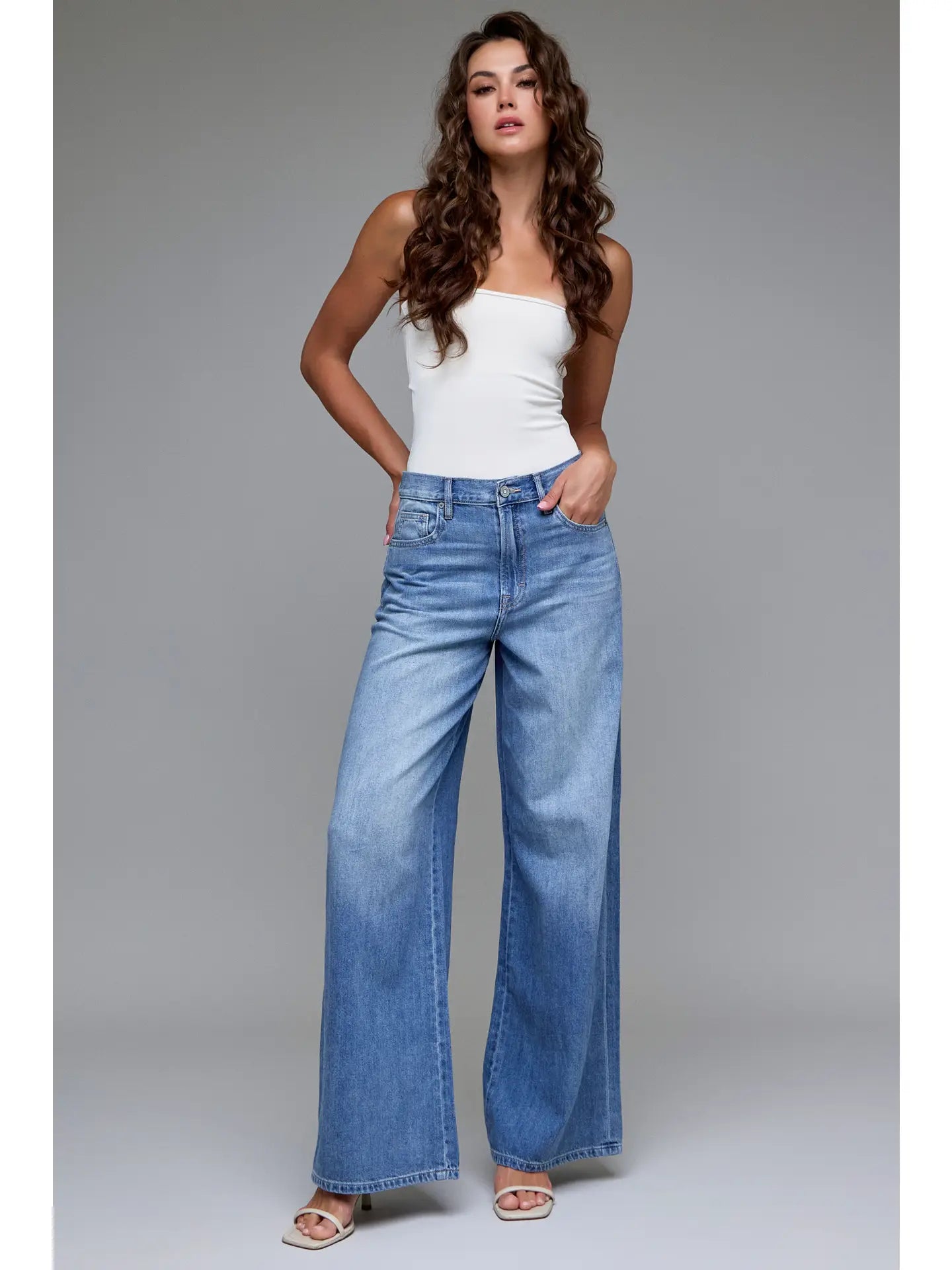 Nori Super Soft Wide Leg Jeans
