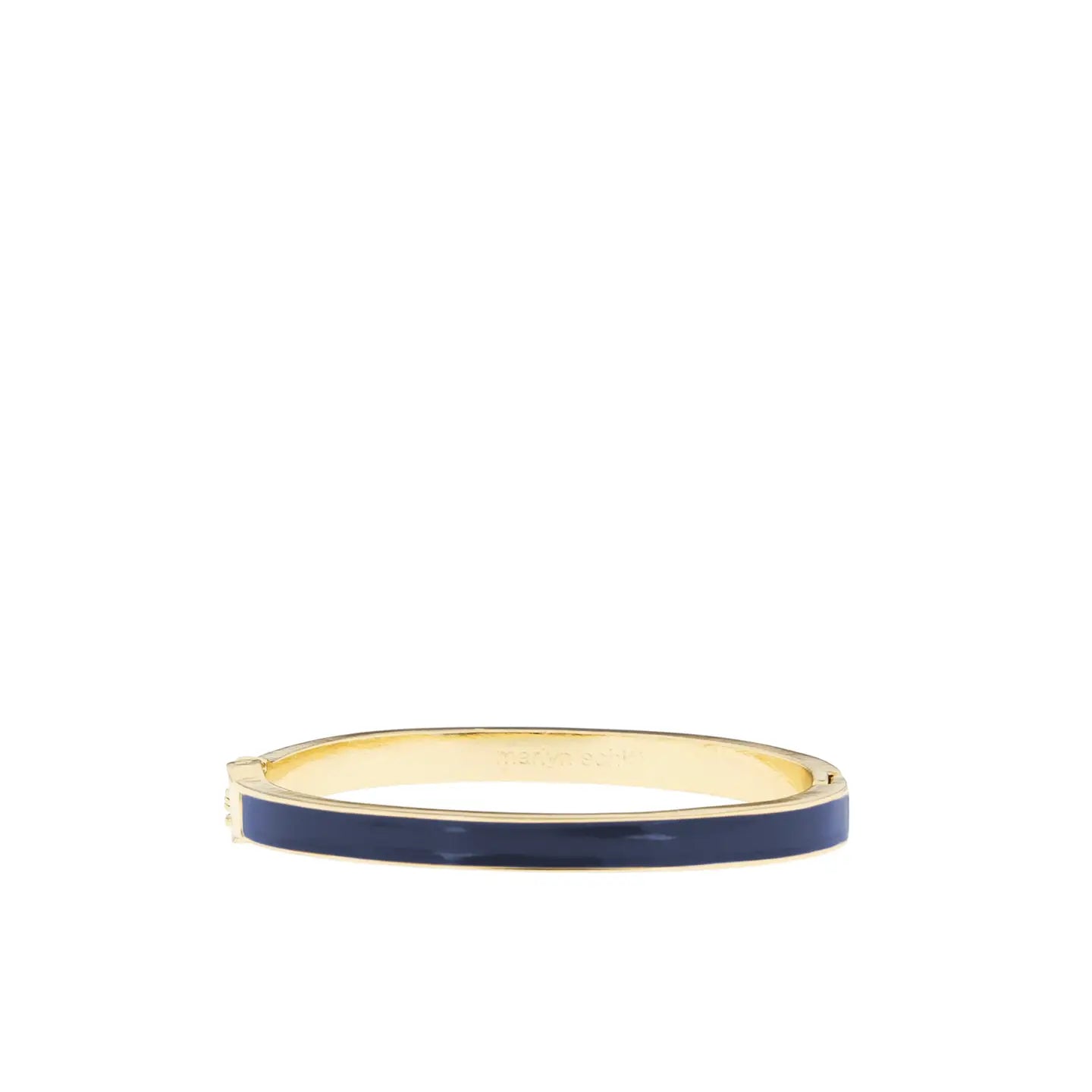 Metal Hinge Enamel Bangle