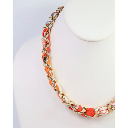 Corydon Braided Chain Scarf Necklace