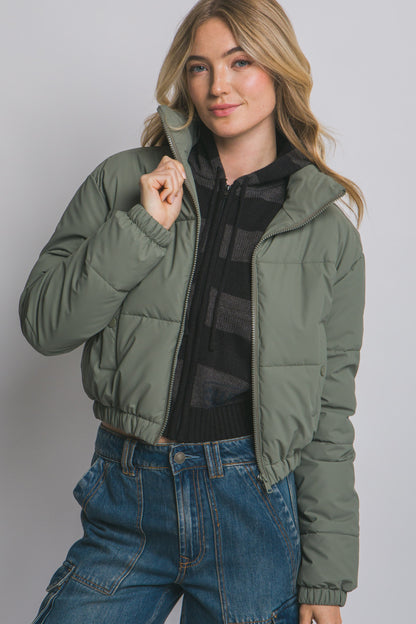 High Collar Puffer Jacket