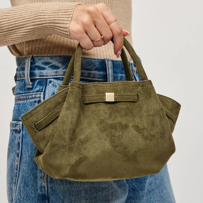 Selena Faux Suede Mini Tote
