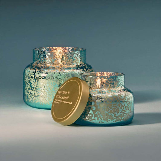 Volcano Aqua Opaline Petite Candle 8 oz