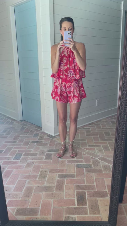 Fitted Waist Romper