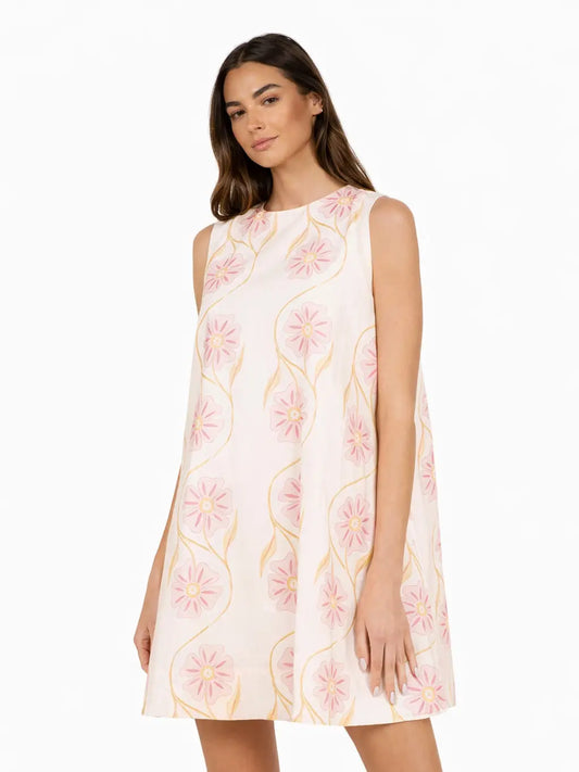 Floral Shift Mini Dress