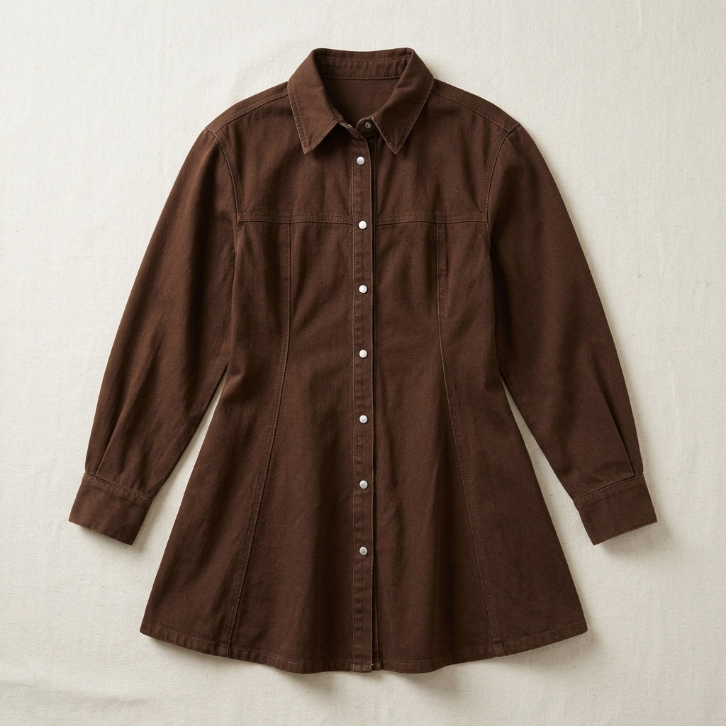 Lea Button Dress