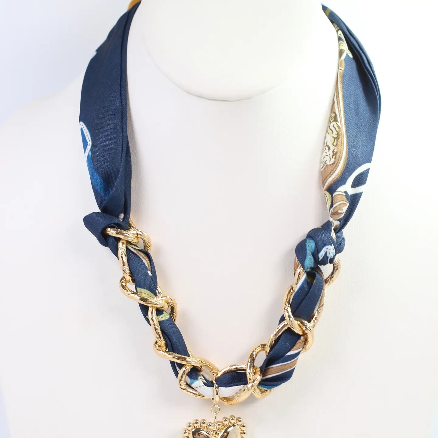 Santee Scarf Charm Necklace