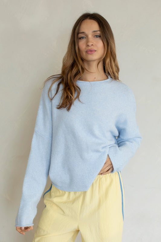 Sky Blue Piper Pullover