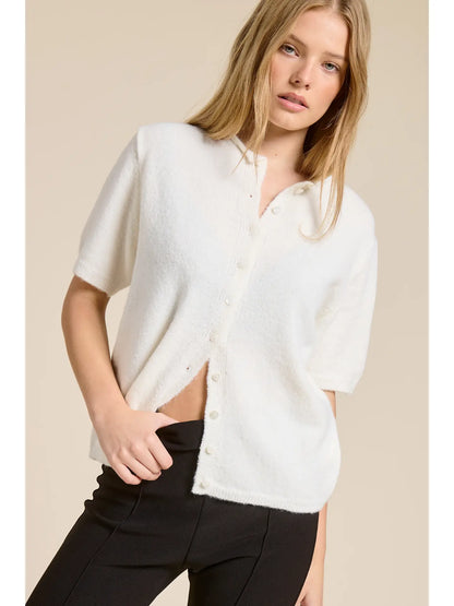 Short Sleeve Light Weight Cardigan