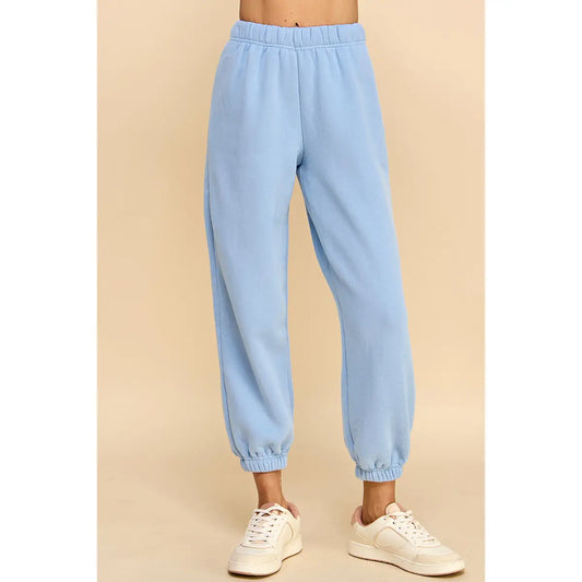 Elastic Waist Jogger Sweatpants