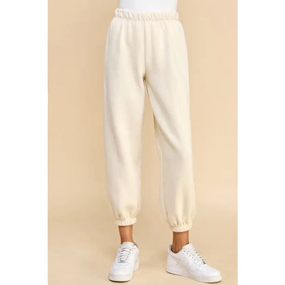 Elastic Waist Jogger Sweatpants