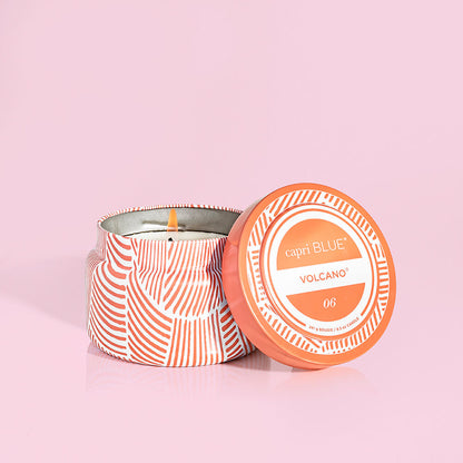 VOLCANO PRINTED TRAVEL TIN 8.5OZ
