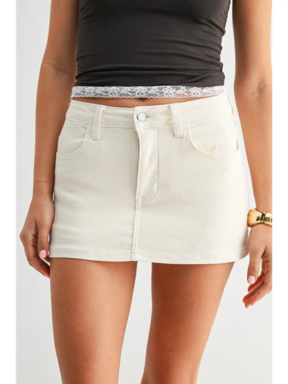 Denim Skort